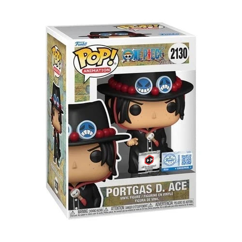 FUNKO POP ANIMATION : ONE PIECE - PORTGAS D. ACE 2130 CHALICE PRE-RELEASE EXCLUSIVE