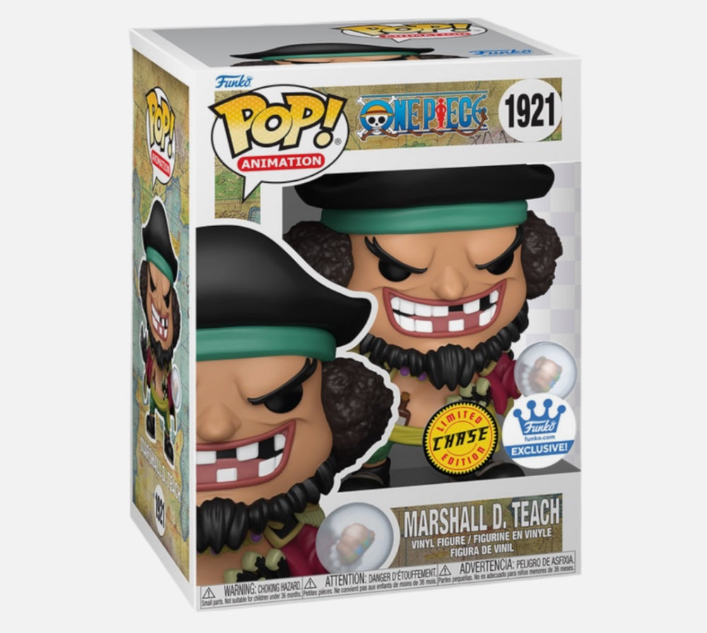 FUNKO ANIMATION: ONE PIECE - MARSHALL D. TEACH 1921 CHASE BUNDLE