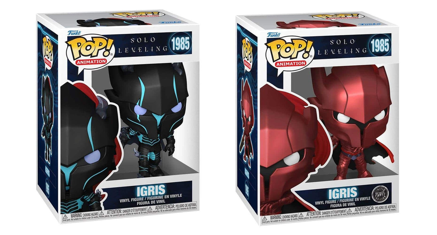 FUNKO POP ANIMATION : SOLO LEVELING - IGRIS 1985 BUNDLE CHASE