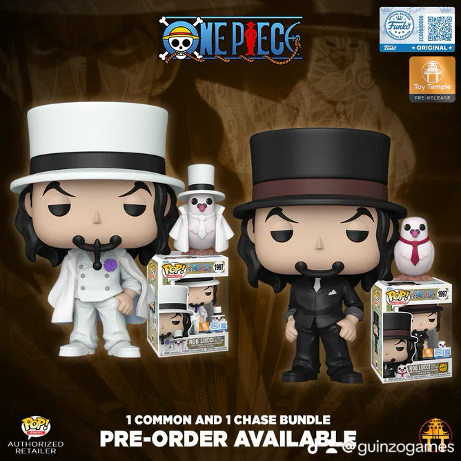 FUNKO ANIMATION: ONE PIECE - ROB LUCCI 1997 TOY TEMPLE PRE-RELEASE (CHASE BUNDLE)