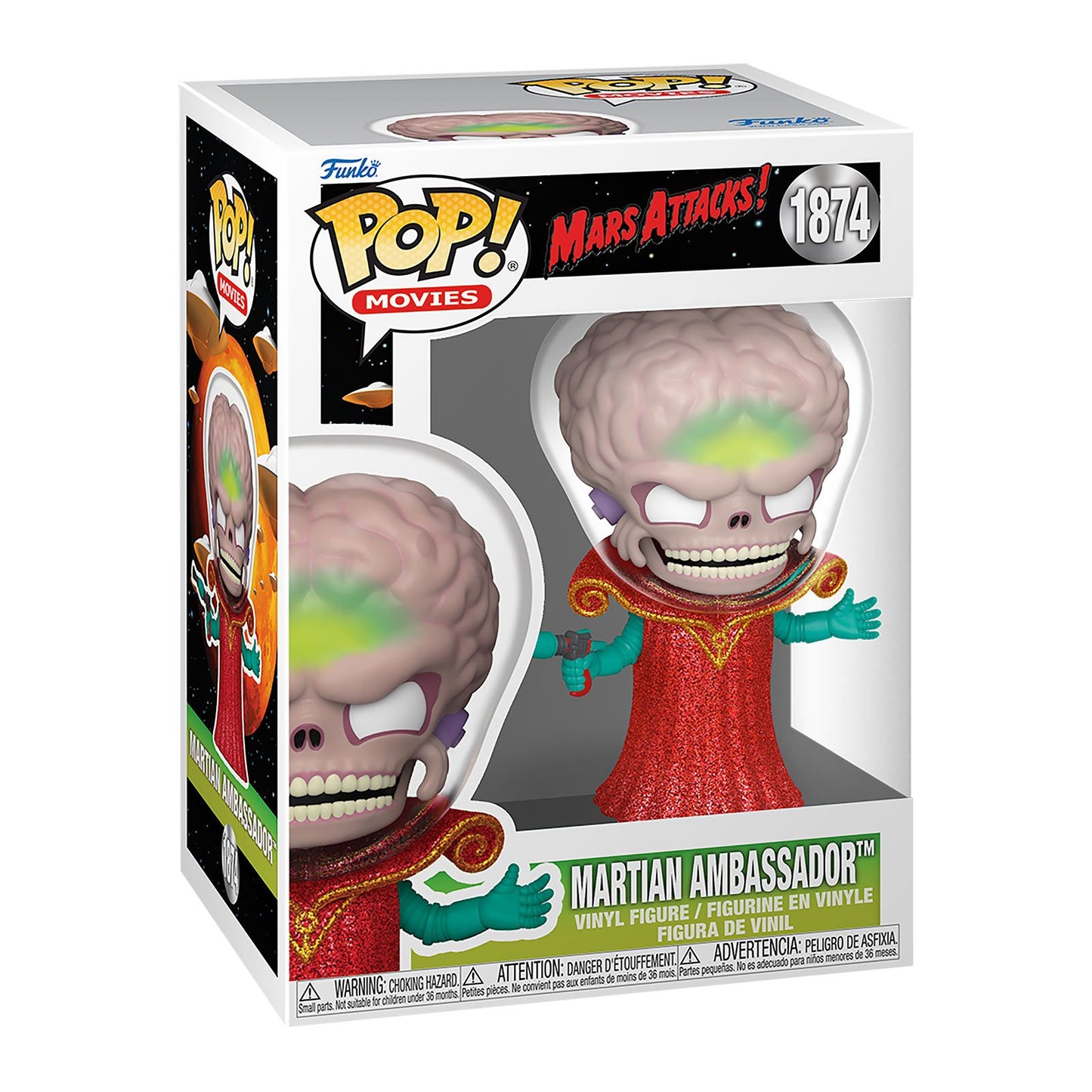 FUNKO POP MOVIES : MARS ATTACK - MARTIAN AMBASSADOR 1874