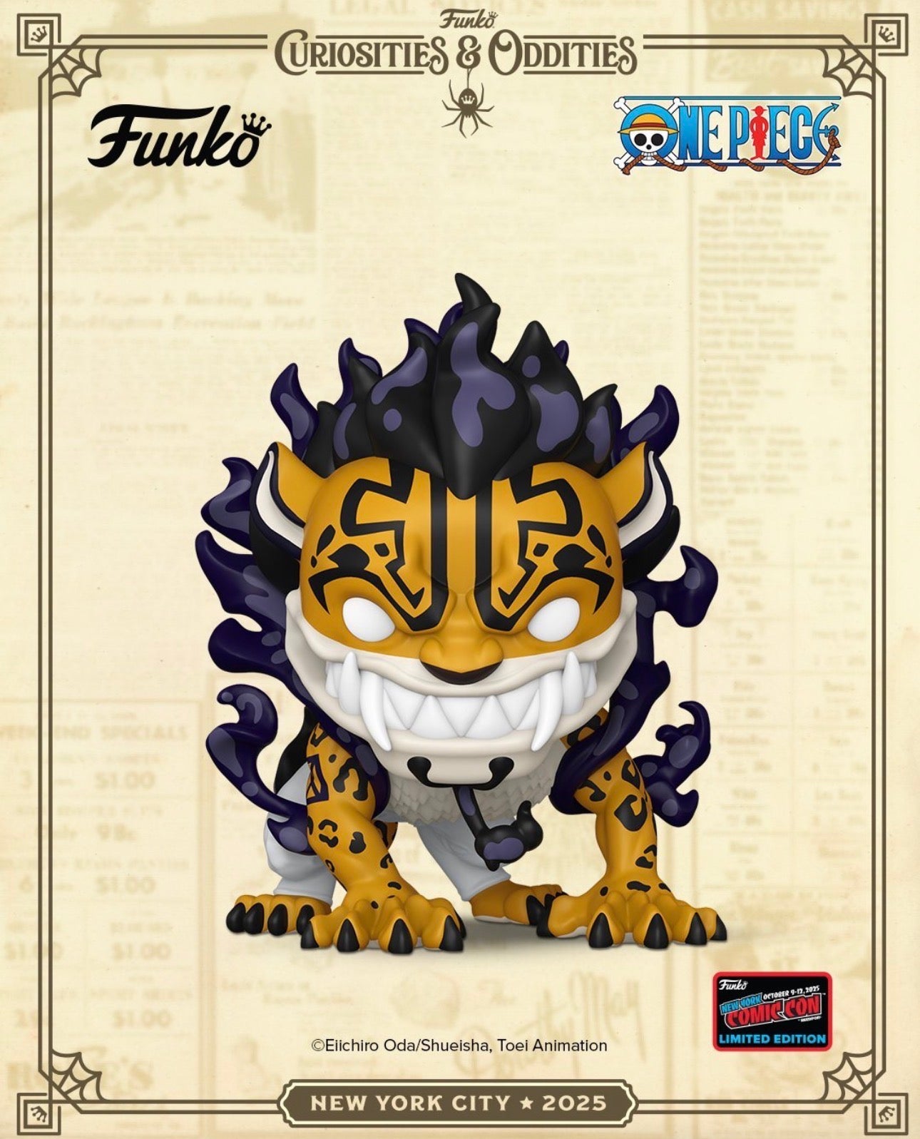 FUNKO ANIMATION: ONE PIECE - ROB LUCCI 2140 NYCC 2025