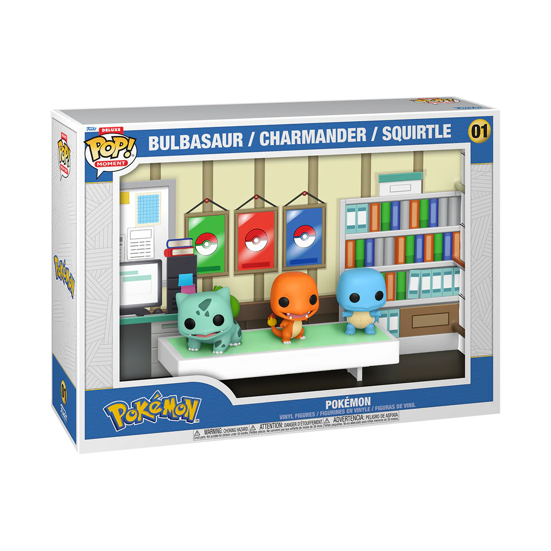 Funko Pop Moments Deluxe 01 - Pokemon Starter 1996 - POKEMON