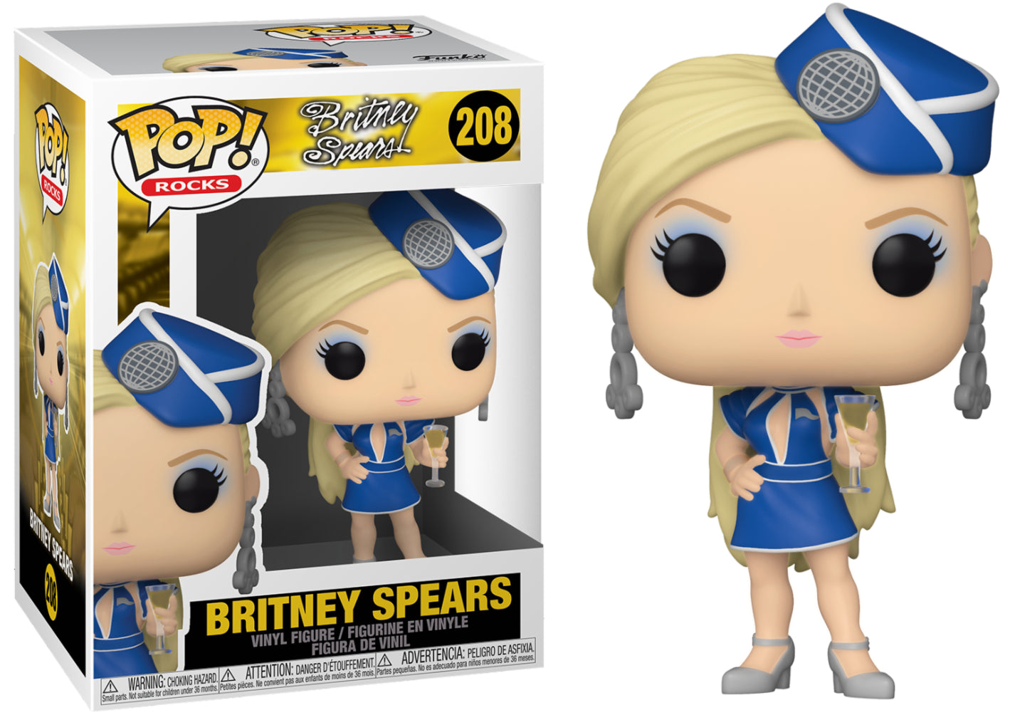 Funko Pop Rocks 208 - Stewardess - Britney Spears