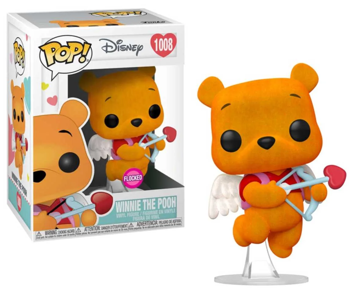 Funko Pop DISNEY - POP Disney 1008 - Winnie "Saint Valentin" (Flocked)
