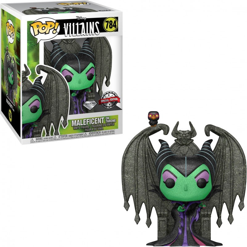 Funko Pop 784 - Maleficent On Throne - Disney Villains 6" (Diamond) (Special Edition)