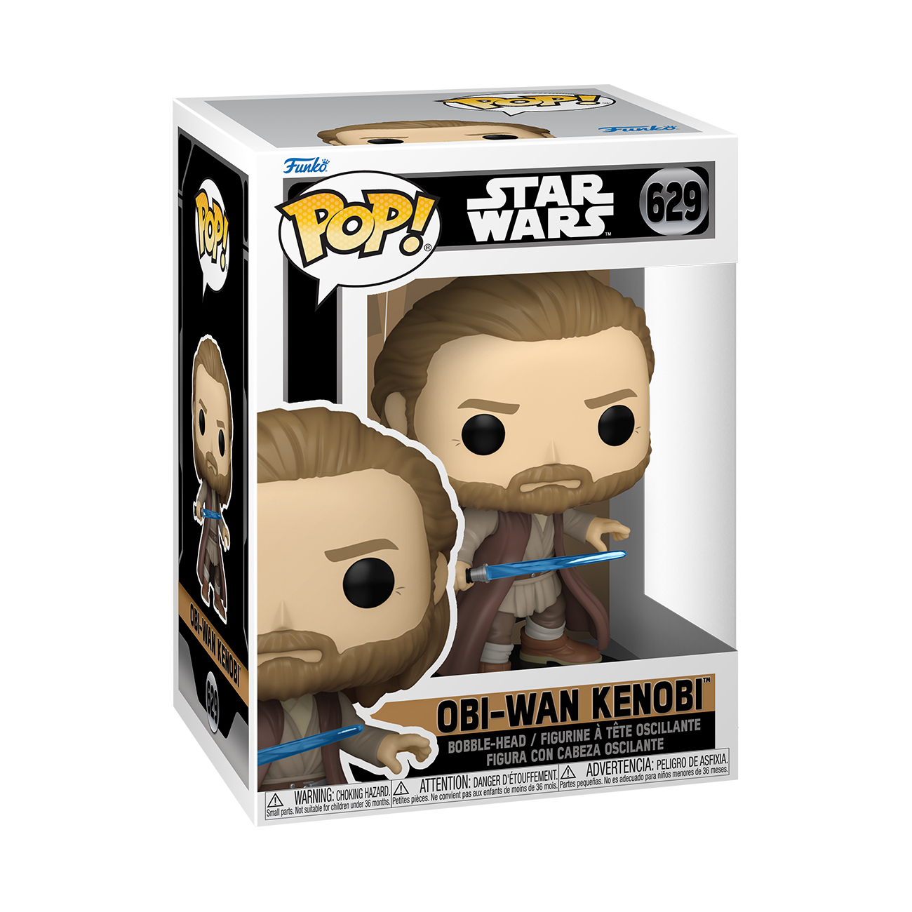 Funko Pop OBI-WAN KENOBI - POP 629 - Obi-Wan (Battle Pose)
