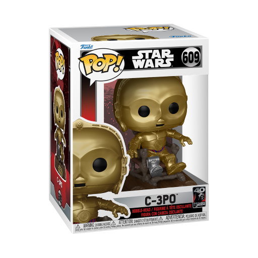 Funko Pop STAR WARS 6 "40TH ANNIVERSARY" - POP 609 - C3PO on Chair