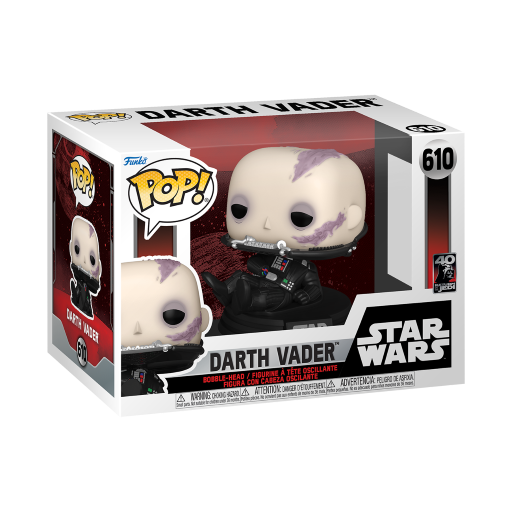 Funko Pop STAR WARS 6 "40TH ANNIVERSARY" - POP 610 - Darth Vader "Unmasked"