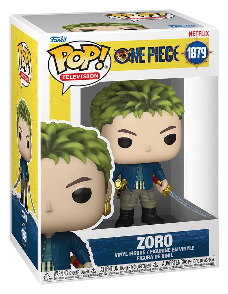 FUNKO POP ANIMATION : ONE PIECE - ZORO 1879 (NETFLIX)