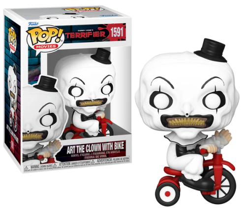 Funko Pop TERRIFIER - POP Movies 1591 - Art the Clown with Bike