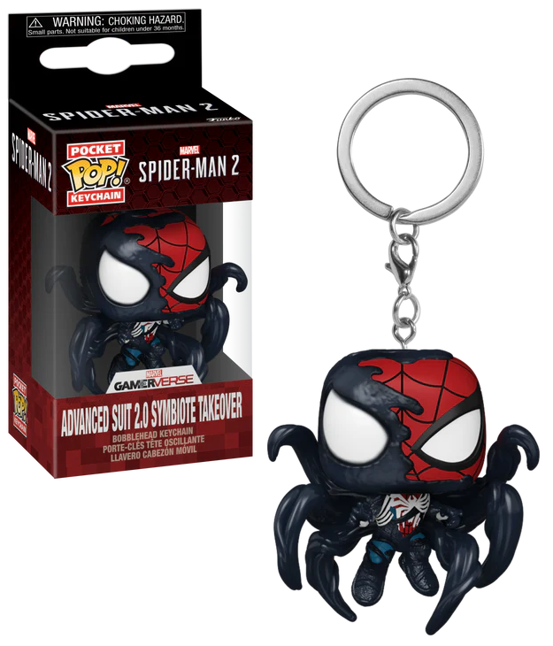 Poket Pop SM2VG - Pocket Pop Keychains - Advanced Suit 2.0 Symbiote Takeover