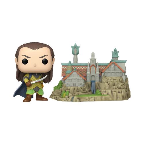 Funko Pop LORD OF THE RINGS - POP TOWN 1747 - Elrond & Rivendell