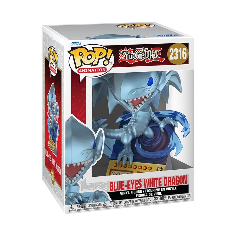 FUNKO POP ANIMATION : YU GI OH - BLUE EYES WHITE DRAGON 2316