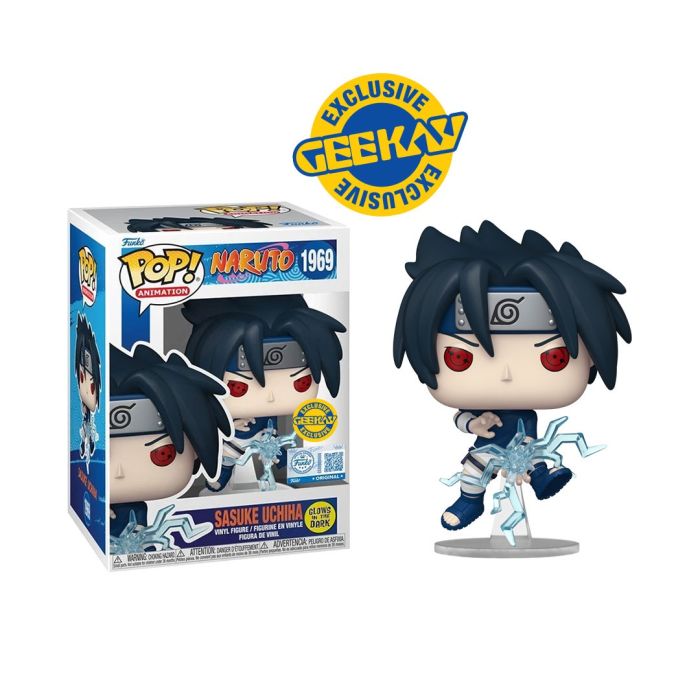 FUNKO ANIMATION: NARUTO - SASUKE UCHIHA 1969 (GITD) (GEEKAY EXCLUSIVE)