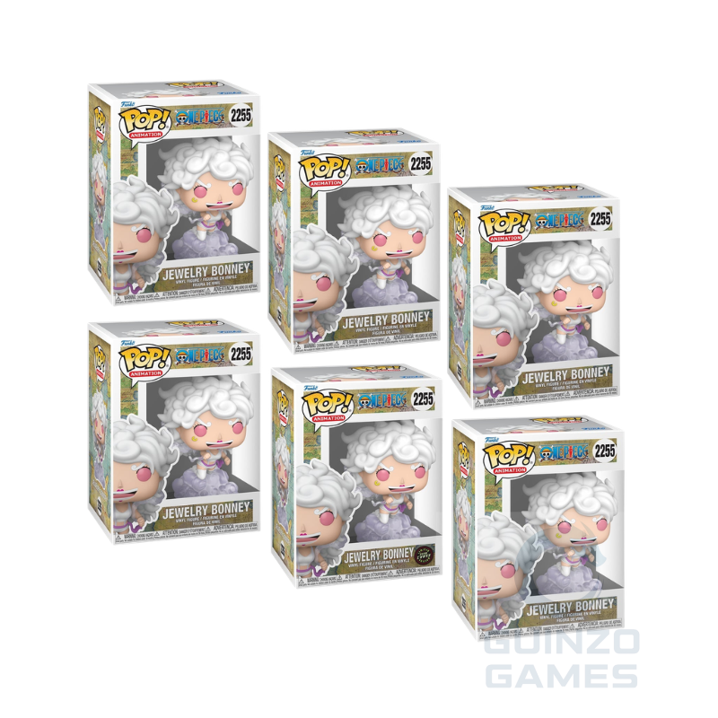 Bundle di figure Funko Pop One Piece: scatole Jewelry Bonney 2255 chase