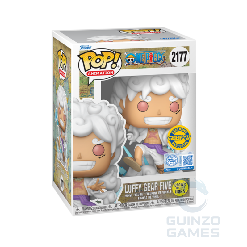 Action figure Funko POP in scatola, personaggio con capelli bianchi e outfit viola