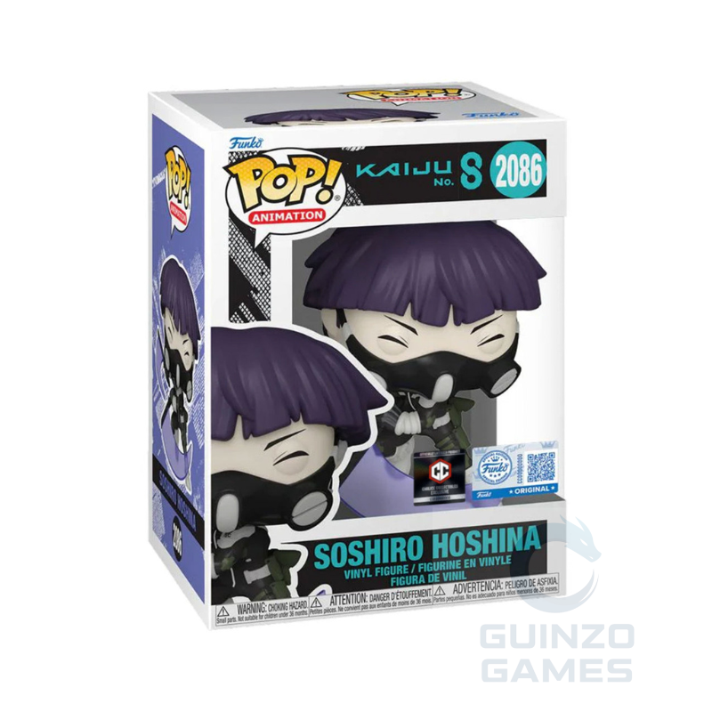 Figurina Funko POP Animation: Soshiro Hoshina 2086, esclusiva Chalice, con maschera