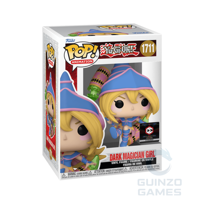 Figura Funko Pop in scatola: ragazza incantatrice bionda con cappello blu e coppa