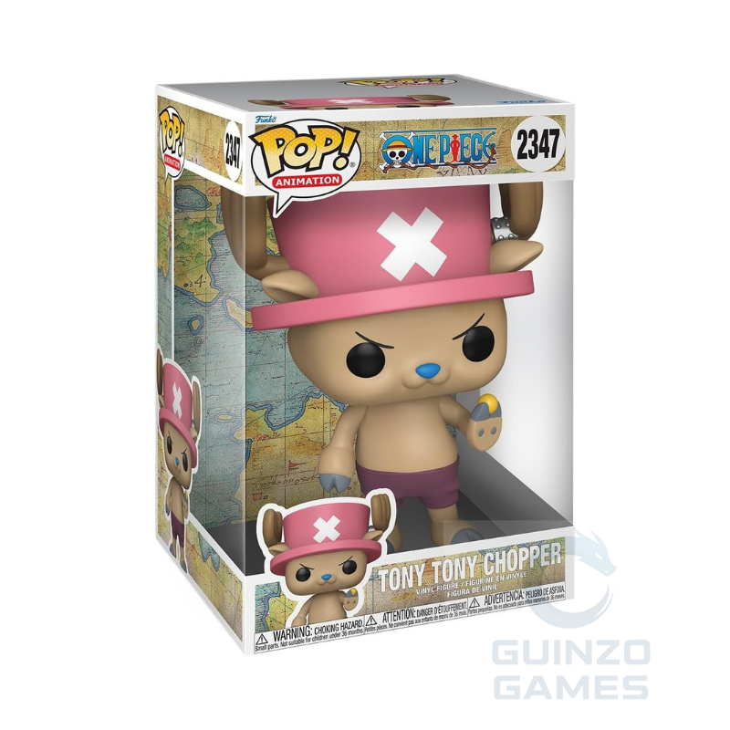 Funko POP Jumbo di Tony Tony Chopper in scatola, cappello rosa