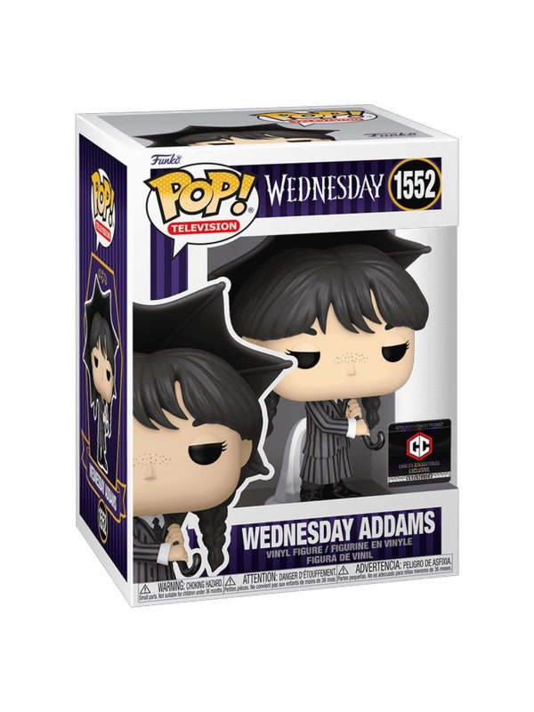 FUNKO TELEVISION: WEDNESDAY - WEDNESDAY ADDAMS 1552 (CHALICE COLLECTIBLES EXCLUSIVE)