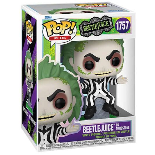 FUNKO POP MOVIES : BEETLEJUICE - BEETLEJUICE ON TOMBSTONE 1757
