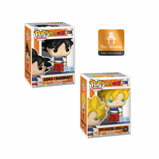 FUNKO ANIMATION: DRAGON BALL Z - GOKU YARDRAT 2106 BUNDLE CHASE (TOY TEMPLE PRE- RELEASE