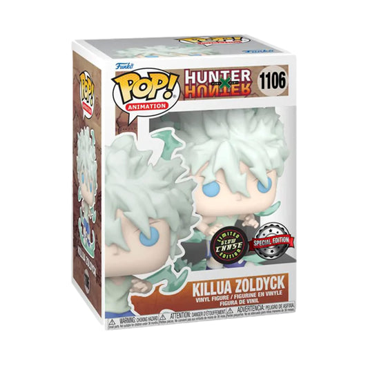 FUNKO POP ANIMATION : HUNTERXHUNTER - KILLUA ZOLDYCK 1106 CHASE SPECIAL EDITION