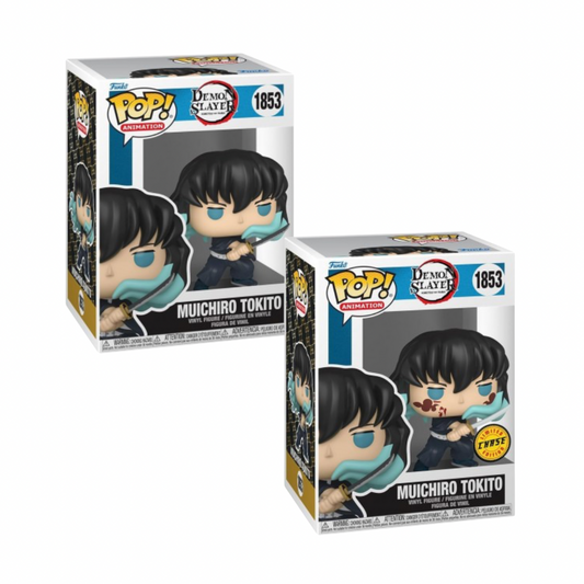 FUNKO ANIMATION: DEMON SLAYER - MUICHIRO TOKITO 1853 BUNDLE CHASE