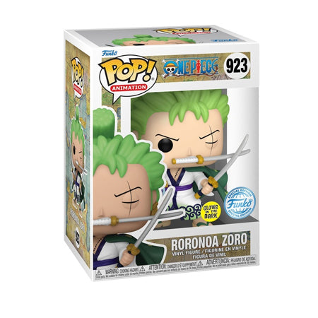 FUNKO POP ANIMATION : ONE PIECE - RORONOA ZORO 923 GITD SPECIAL EDITION