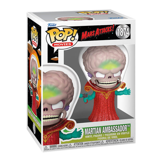 FUNKO POP MOVIES : MARS ATTACK - MARTIAN AMBASSADOR 1874