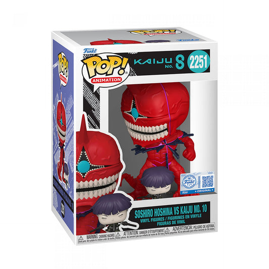 FUNKO POP ANIMATION : KAIJU N.8 - SOSHIRO HOSHINA VS KAIJU NO. 10 2251 EXCLUSIVE
