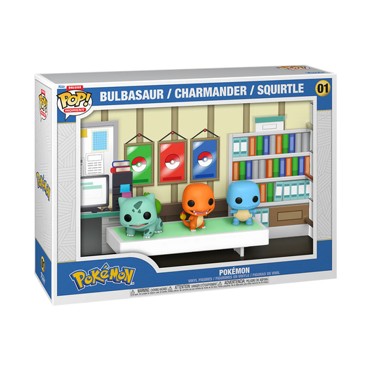 Funko Pop Moments Deluxe 01 - Pokemon Starter 1996 - POKEMON
