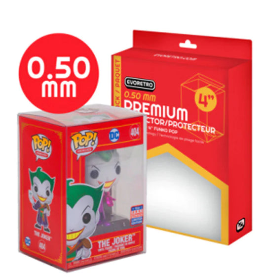 EVORETRO - Premium Funko Pop Plastic Protector da 4"