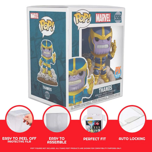 EVORETRO - Premium Funko Pop Plastic Protector da 6"