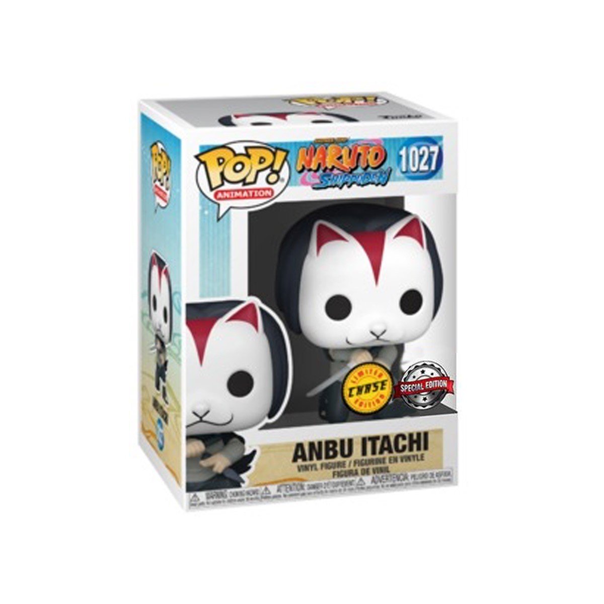 Funko Pop NARUTO SHIPPUDEN - POP  1027 - Anbu Itachi w/Chase SPECIAL EDITION