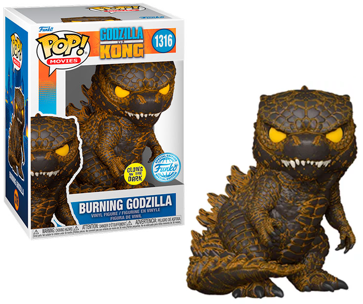 Funko Pop GODZILLA VS KONG - POP Movies  1316 - Burning Godzilla