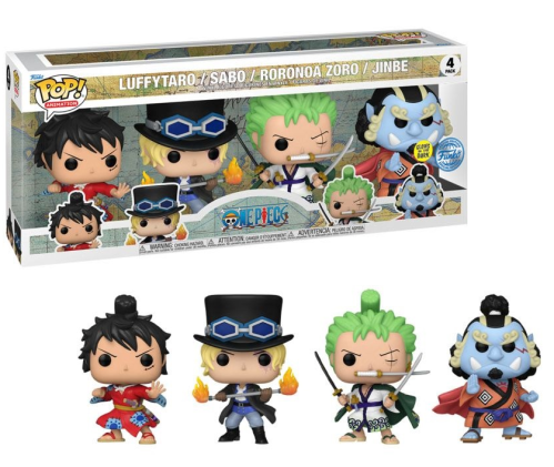 Funko Pop ONE PIECE - POP Animation  04 - S4 4pk (GW)