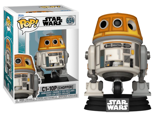 Funko Pop AHSOKA - POP Star Wars  654 - C1-10P (Chopper)