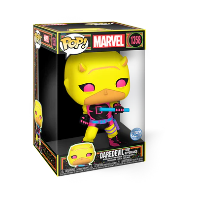 Funko Pop MARVEL - POP Jumbo  1358 - Daredevil (YLW/RD) (BLKLT)