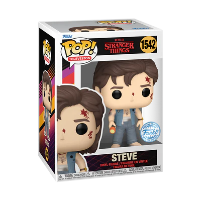 Funko Pop Television 1542 - Steve Battledamage - Stranger Things (Special Edition)
