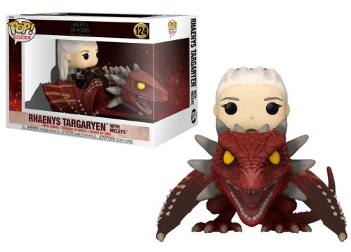 Funko Pop HOUSE OF THE DRAGON - POP Ride DLX  124 - Rhaenys avec Meleys