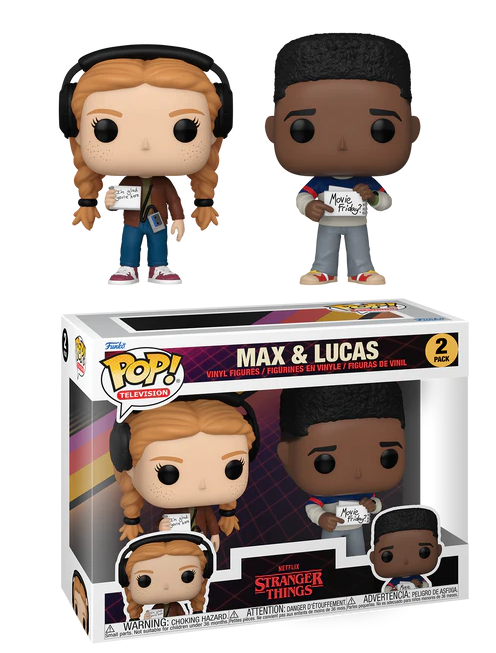 Funko Pop STRANGER THINGS S4 - POP TV - 2 Pack Max & Lucas