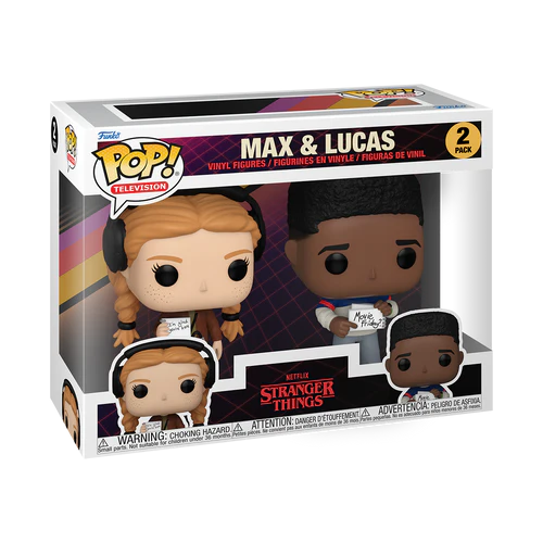 FUNKO POP TELEVISION : STRANGER THINGS - 2PACK MAX & LUCAS