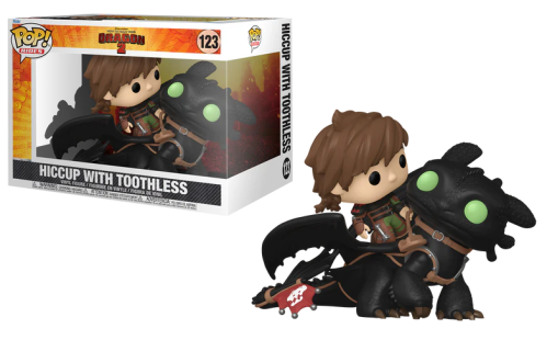 Funko Pop HOW TO TRAIN YOUR DRAGON - POP Ride DLX  123 - Hiccup with Toothless