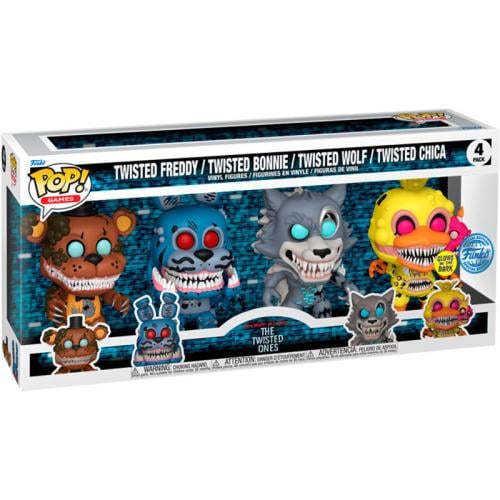 Funko Pop FIVE NIGHTS AT FREDDY - 4 Pack Funko Pop Sp. Edition