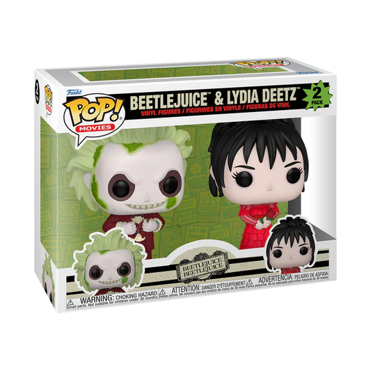 Funko Pop BEETLEJUICE 2 - POP Movies - 2 Pack Beetlejuice & Lydia Deetz