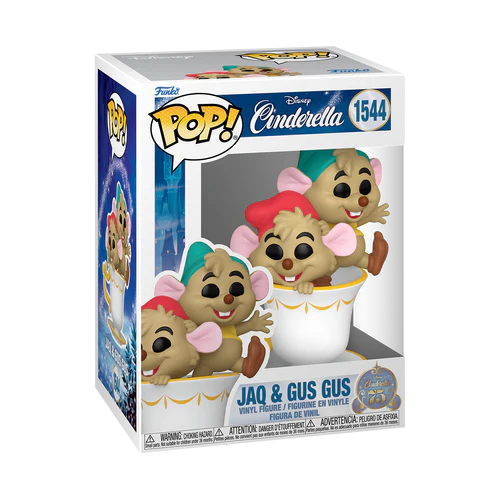 Funko Pop CINDERELLA 75TH ANNIVERSARY - POP Disney  1544 - Jaq and Gus Gus