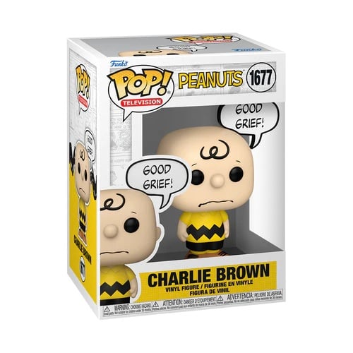 Funko Pop Television 1677 - Charlie Brown (Good Grief) - Peanuts