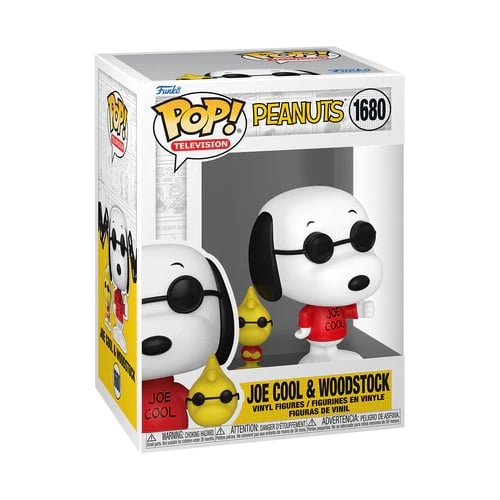 Funko Pop Television 1680 - Joe Cool with Woodstock - PEANUTS